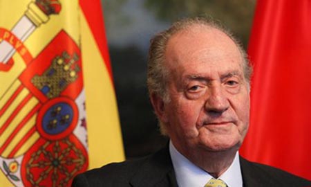 Vua Tây Ban Nha Juan Carlos.